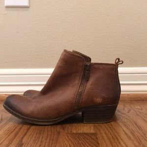 LUCKY BRAND Brown Ankle Booties
